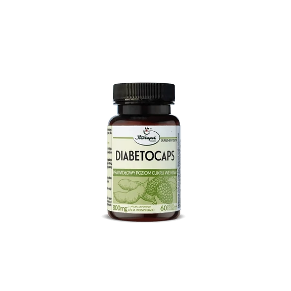 Herbapol diabetocaps f.babhéj-fehér eperfa kapszula 60x