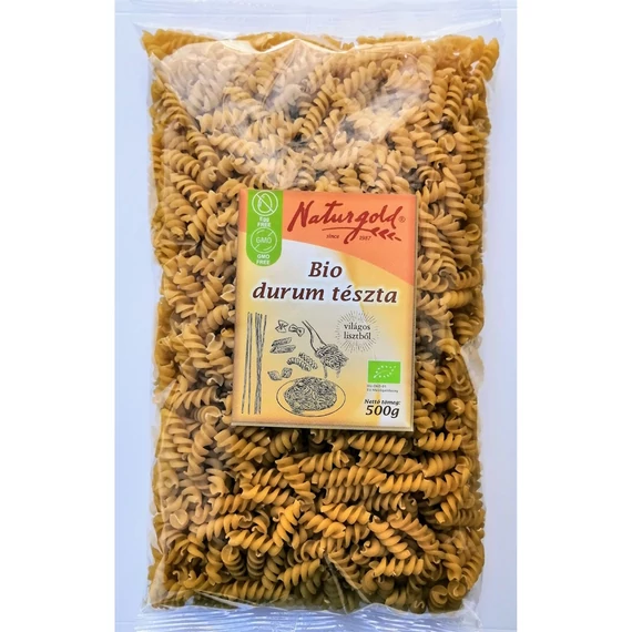 Naturgold bio durum tészta fodros orsó 500g
