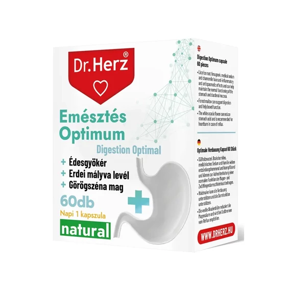 Dr Herz Emésztés Optimum kapszula 60x