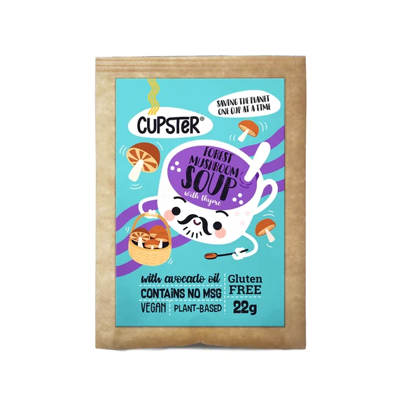 Cupster instant gluténmentes erdei gombaleves 22g
