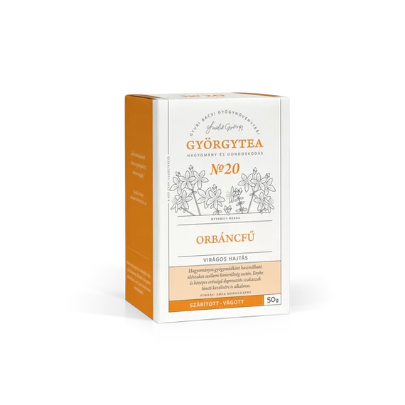 GyörgyTea 20 Orbáncfű virágos hajtás 50g