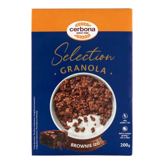 Cerbona Granola selection brownie 200g