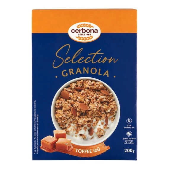 Cerbona granola selection Toffee 200g
