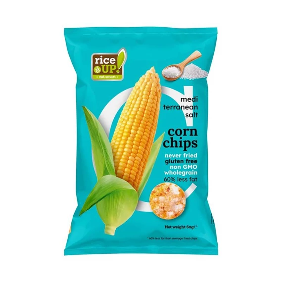 Rice up gluténmentes kukorica chips tengeri sóval 60g