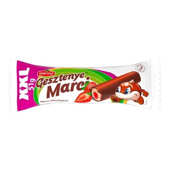 Maroni gesztenye Marci epres gesztenyerúd 51g
