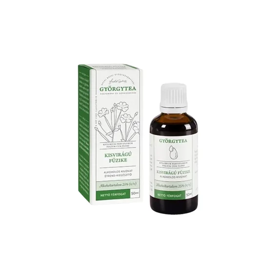 Györgytea Kisvirágú füzike alkoholos kivonat 50ml