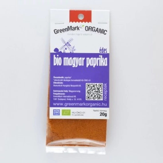 Greenmark bio magyar paprika édes 20g
