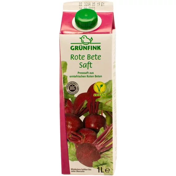 Grünfink vegan céklalé citromlével dobozos 1l