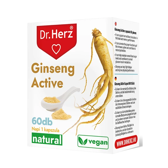 Dr Herz ginseng active kapszula 60x