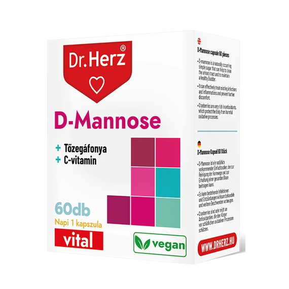 Dr Herz D-mannose kapszula 60x
