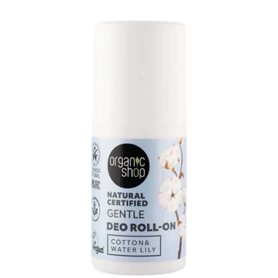 Organic Shop golyós dezodor gyapottal és tavirózsával 50ml