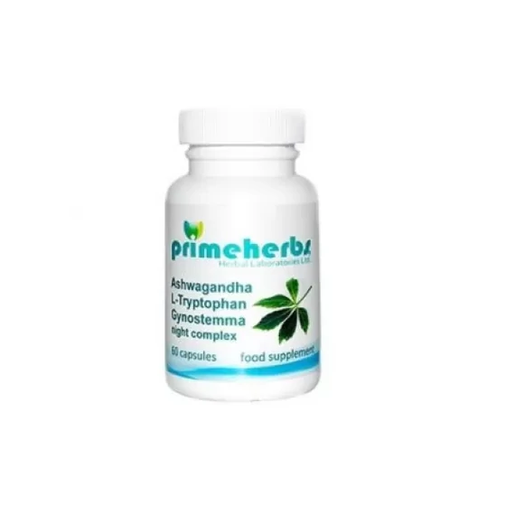 Primeherbs Ashwagandha L-Tryptophan Ötlevelű ginzeng 60x