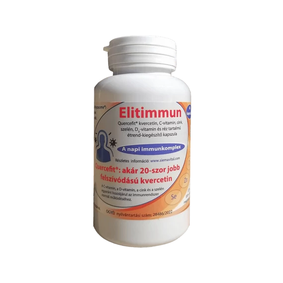 Elitimmun étrend-kiegészítő kapszula 60x