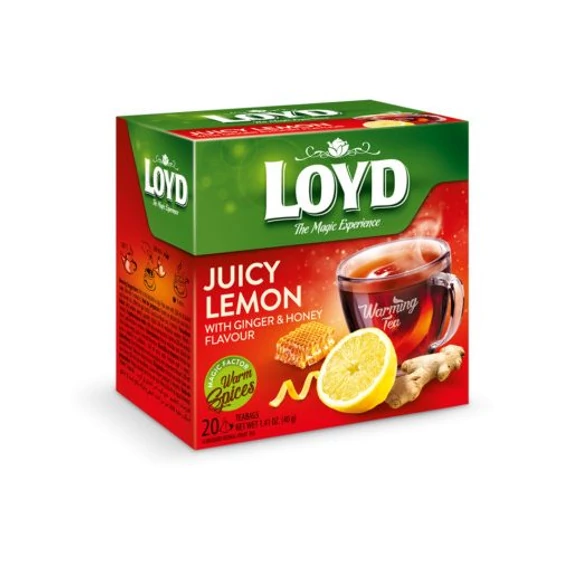 Loyd Hot tea gyömbér-citrom-méz 20x2g 20db