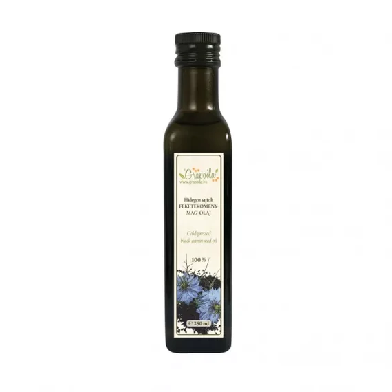 Grapoila hidegen sajtolt feketeköménymag-olaj 250ml