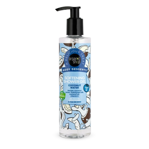Organic Shop kókuszvizes puhító tusfürdő gé 280ml