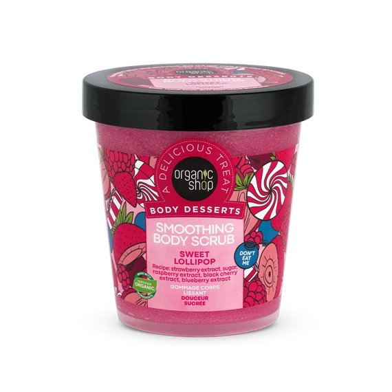 Organic Shop testradír 'édes cukorka' 450ml