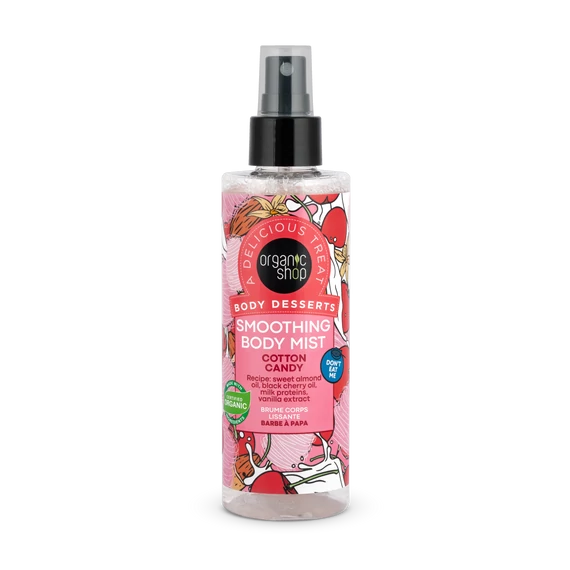 Organic Shop vattacukor illatú bőrsimító testpermet 200ml