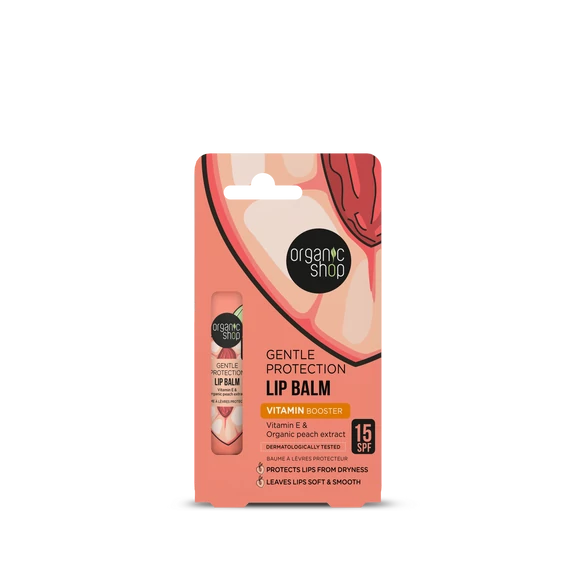 Organic Shop ajakbalzsam e-vitamin&bio barackkivonat 10ml