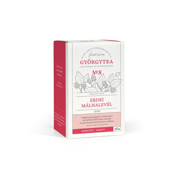 GyörgyTea 8 Erdei Málnalevél tea 40g
