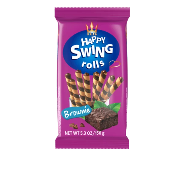 Happy Swing-Brownie ízű ostyarúd 150g