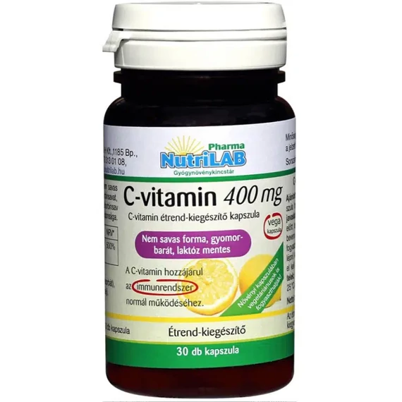 NutriLab C-vitamin 400mg 30x