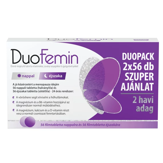 DuoFemin étr.kieg. tabletta DUO 2*56db 112x