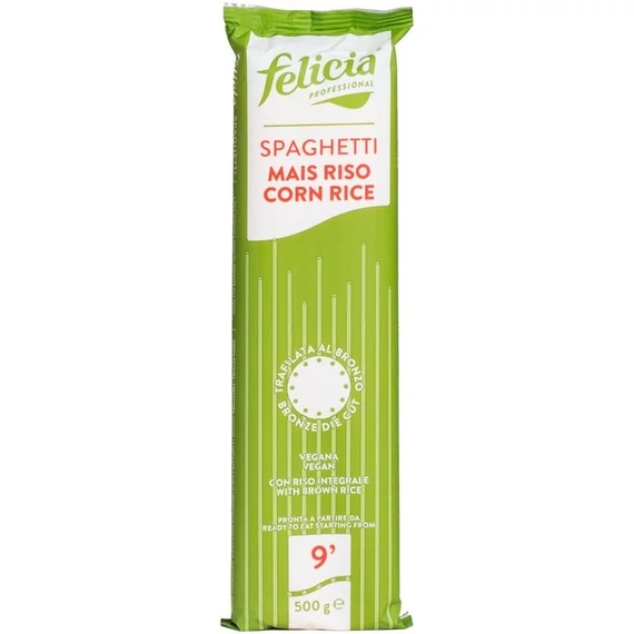 Felicia bio kukorica-rizs spagetti gluténmentes tészta 500g