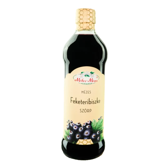 Méhes mézes Feketeribiszke szörp 500ml
