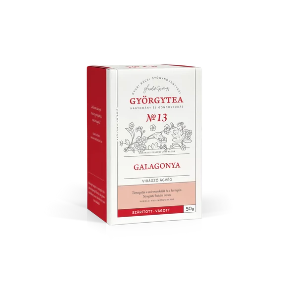 GyörgyTea 13 Galagonya virágzó ágvég 100g