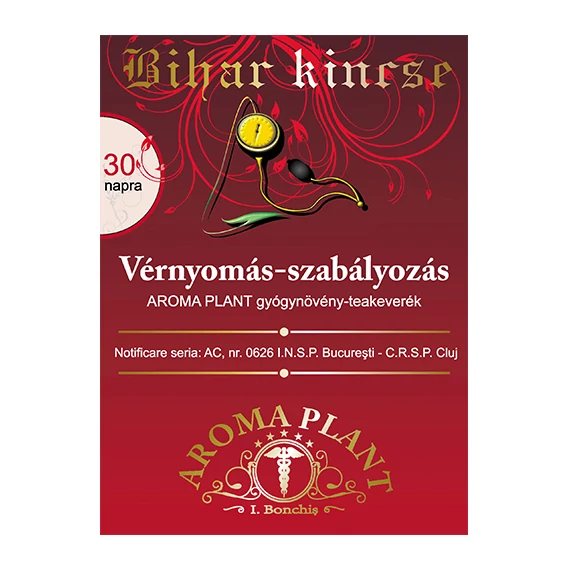 Bihar Kincse Vérnyomás-szabályozás gyógynöv.teakeverék 360g
