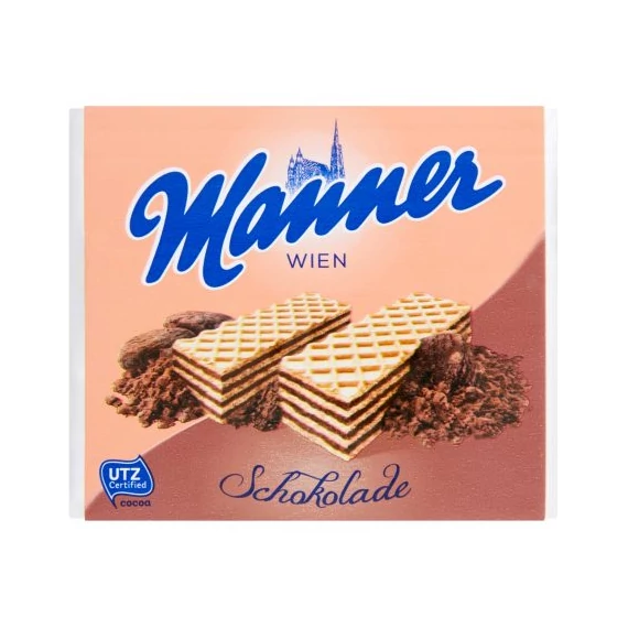 Manner csokoládékrémmel töltött ostya 75g