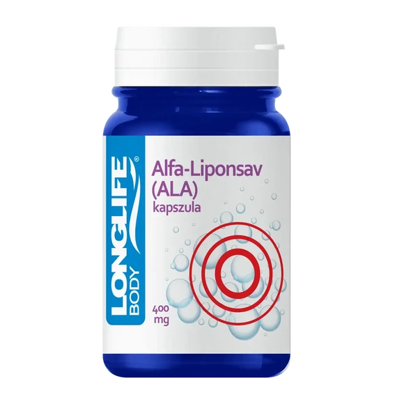 Longlife Alfa-liponsav [ALA] kapszula 400mg 60x