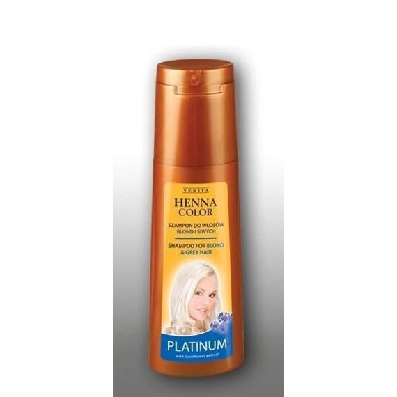 Henna color hajsampon szőke és ősz hajra Venita 300ml