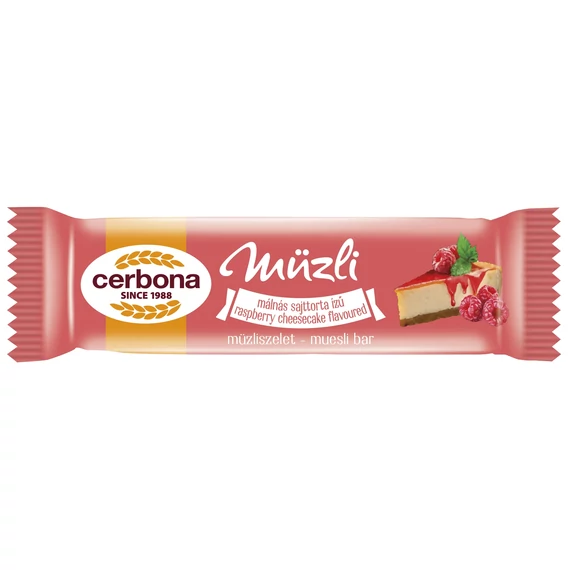 Cerbona müzliszelet málnás sajtorta ízű 20g