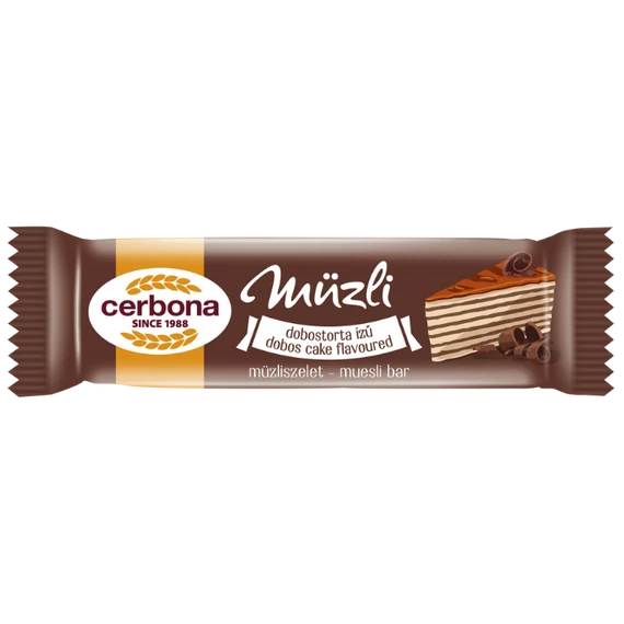 Cerbona müzliszelet dobostorta ízű 20g