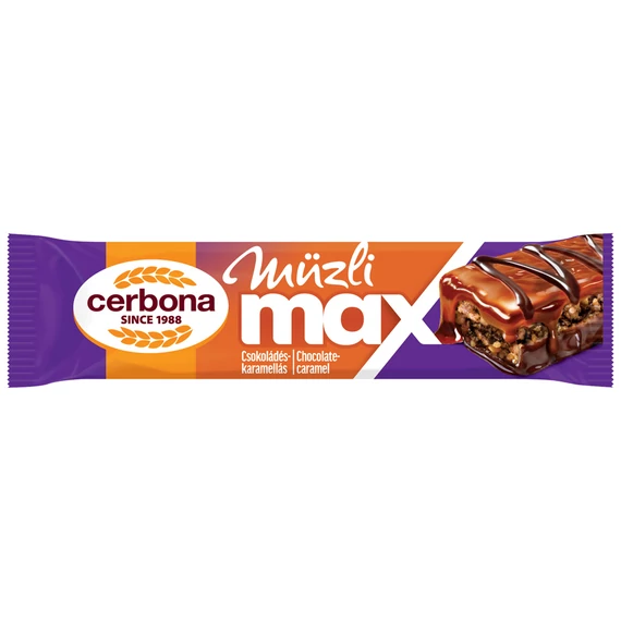 Cerbona max csoki-karamell szelet 30g