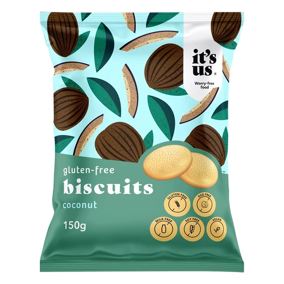 Its us gluténmentes Kókuszos omlós keksz 150g