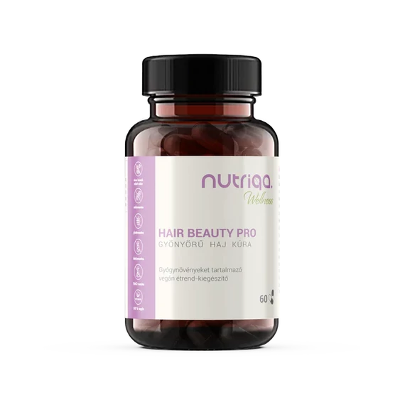 Nutriqa Gyönyörű haj vegán kapszula 60x