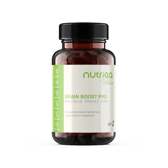 Nutriqa Mentális Fókusz vegán kapszula 60x