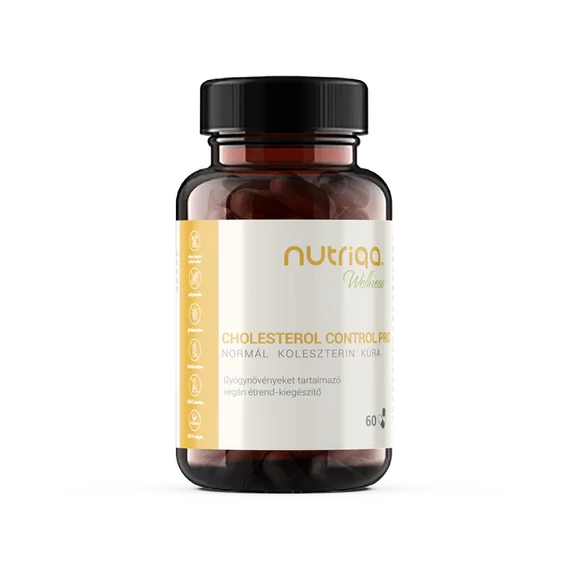 Nutriqa Normál Koleszterin vegán kapszula 60x