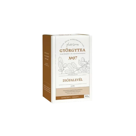 GyörgyTea 7 Diófalevél tea szárított vágott 100g
