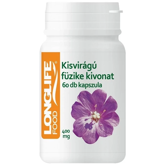 Longlife Kisvirágú füzike 400mg kivonat kapszula 60x