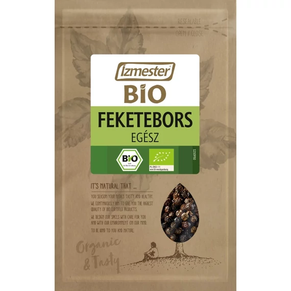 Ízmester bio feketebors egész 20g
