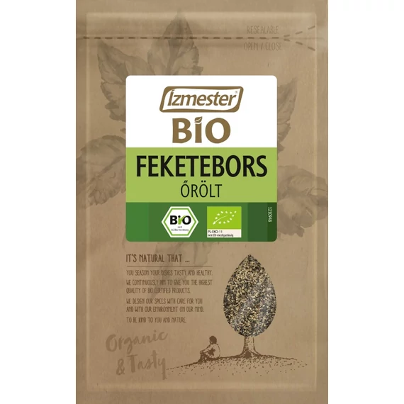 Ízmester bio feketebors őrölt 20g