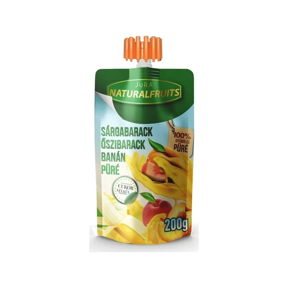 Jura sárgabarack-őszibarack-banán püré cukormentes 200g