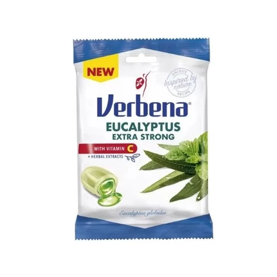 Verbena cukorka eukaliptusz extra erős 60g