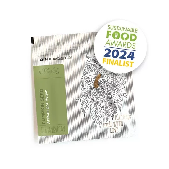 Harrer & Grapoila tökmaglisztes vegán táblacsokoládé 50g