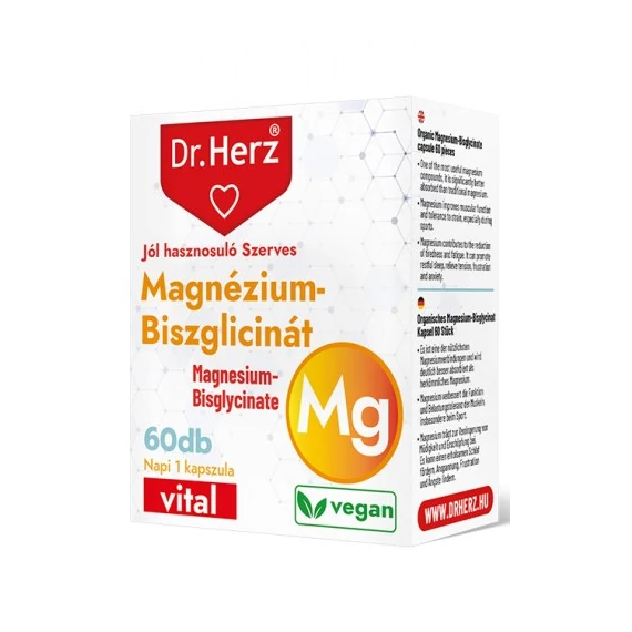 Dr Herz Magnézium-Biszglicinát kapszula 60x