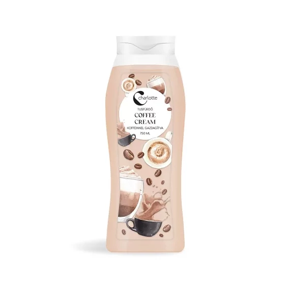Charlotte tusfürdő Coffee Cream koffeinnel gazdagítva 750ml